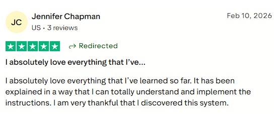 Smartphone_Freedom_Lifestyle_Review_831 Grateful beginner able to clearly understand and implement everything learned so far.