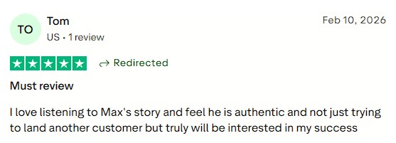 Smartphone_Freedom_Lifestyle_Review_833 Feels the coach is authentic and genuinely invested in their success.