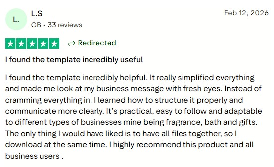 Smartphone_Freedom_Lifestyle_Review_835 Business owner gained clarity and structure in messaging using a simple, adaptable template.