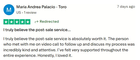 Smartphone_Freedom_Lifestyle_Review_837 Felt fully supported through attentive post‑sale service and personal follow‑up.