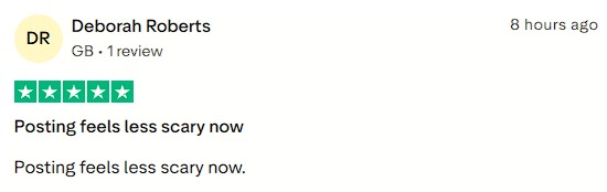 Smartphone_Freedom_Lifestyle_Review_850 Gained confidence and feels less intimidated about posting.