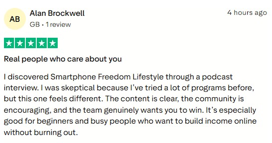 Felt supported by clear content, an encouraging community, and a team that genuinely cares.