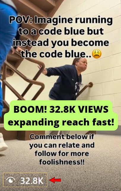 IG reel generated 32.8k views.