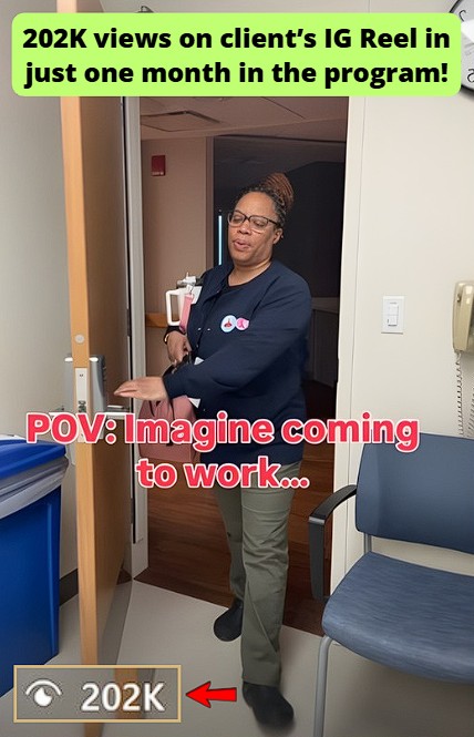 Achieved rapid growth within 1 month, hitting 202K views on an Instagram Reel!