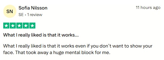 Found a way to move forward confidently using a faceless approach.