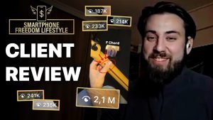 client went viral from zero followers to 2M views