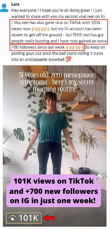 IG reel generated 130k views and 700 followers.