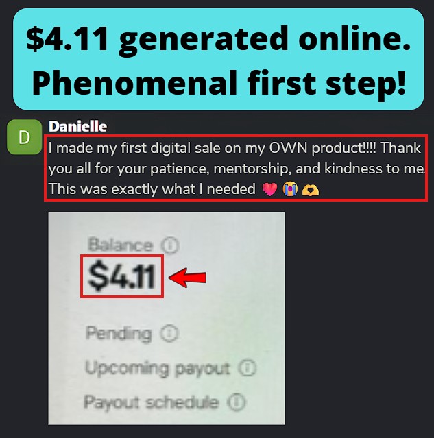 Smartphone_Freedom_Lifestyle_Review_914 Made first online sale, earning $4.11 from own digital product.