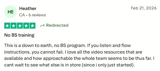 Smartphone_Freedom_Lifestyle_Review_919 Beginner who just started the program and appreciates the no‑BS, easy‑to‑follow training.