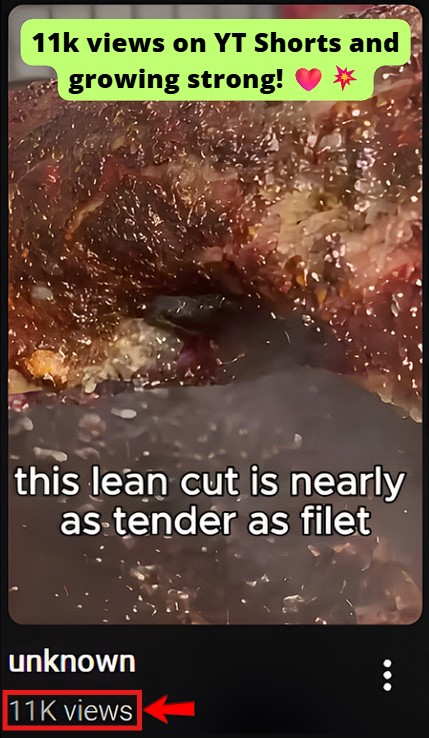 YT Short generated 11k views.
