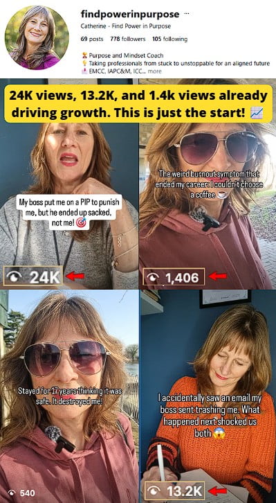 Beginner celebrates early viral success with multiple videos.