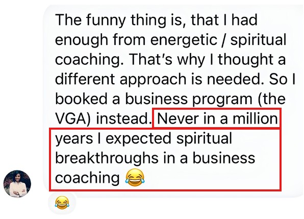 Joined but ended up experiencing unexpected spiritual breakthroughs too.