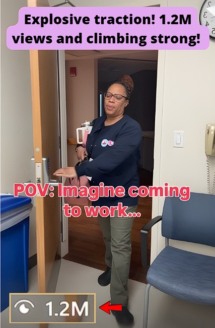 IG Reel generated 1.2M views.