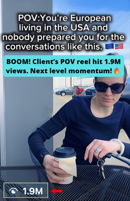 IG Reel reached 1.9M views.