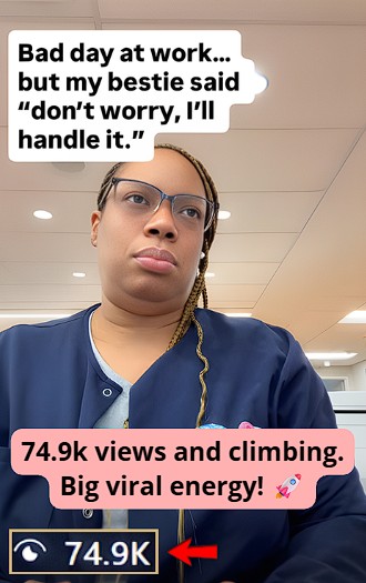 IG Reel generated 74.9k views.