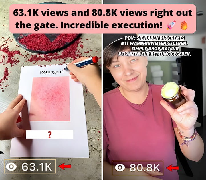 IG Reels generated 63.1K views and 80.8K views.