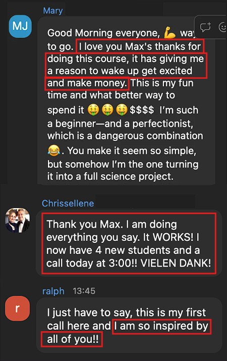 Smartphone_Freedom_Lifestyle_Review_1148 Clients shared powerful gratitude on the live call.