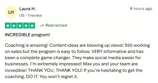 Smartphone_Freedom_Lifestyle_Review_1195 Sees strong growth in views from content ideas and finding the coaching easy to follow and impactful.