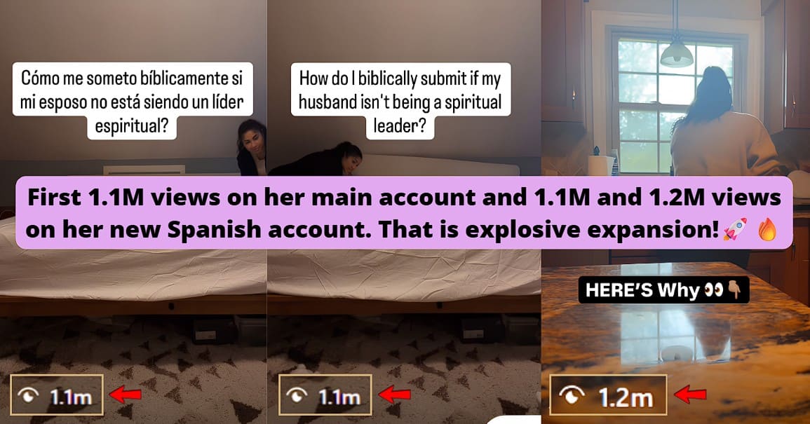 Smartphone_Freedom_Lifestyle_Review_1202 First 1.1M views on her main account and 1.1M and 1.2M views on her new Spanish account.