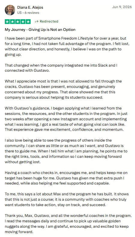 Felt lost and close to giving up but regained momentum after connecting with a coach and community support.
