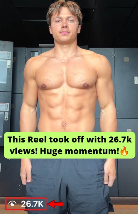 IG reel reached 26.7k views.