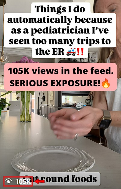IG reel reached 105k views.