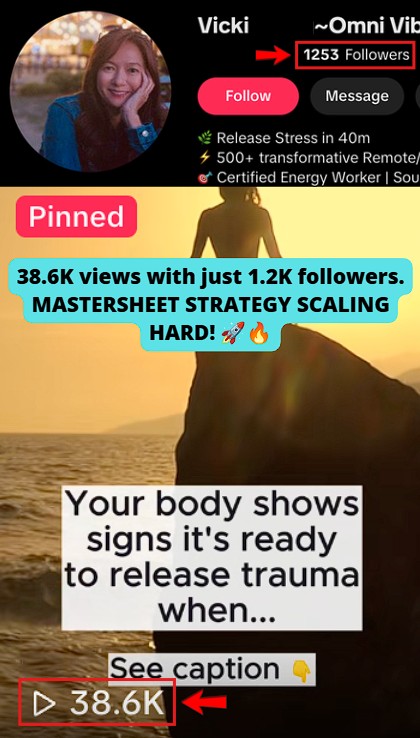 TikTok video reached 38.6K views.