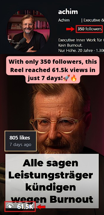 Smartphone_Freedom_Lifestyle_Review_1332 Client generated 61.5k views on a recent post in just 7 days with only 350 followers, proving strong continued performance.