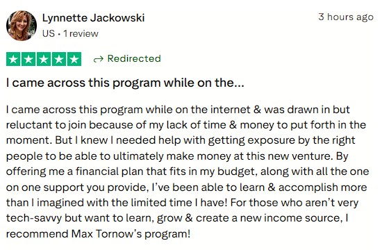 recommendeds the program for helping them overcome time, budget, and tech-skill concerns