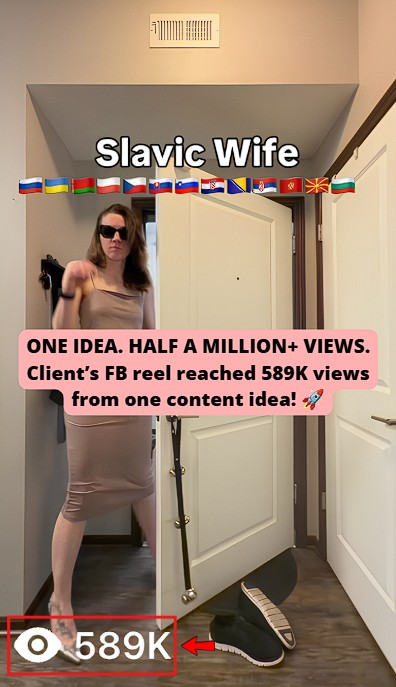 Client gained 589K views on Facebook from a single content idea