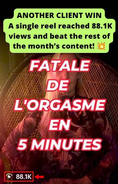 Client's best‑performing video of the month reached 88.1K views