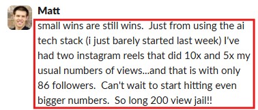 Smartphone_Freedom_Lifestyle_Review_1456 broke out of "200 view jail" within 1 week of implementing our AI tech stack, achieving 10x and 5x view multipliers on a micro-account with just 86 followers