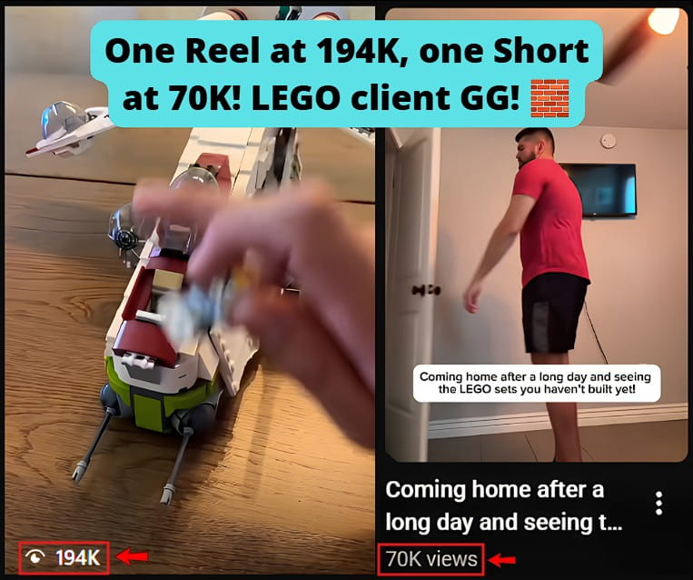 Smartphone_Freedom_Lifestyle_Review_1476 hit 194K views on an Instagram Reel and 70K views on a YouTube Short